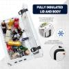 imageEchoSmile 253035406075 Quart Rotomolded Cooler Built to Stand up to The Rigors of The JourneyWhite