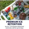 imageEchoSmile 253035406075 Quart Rotomolded Cooler Built to Stand up to The Rigors of The JourneyWhite