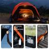 imageEchoSmile 2Person Camping Tent  Easy Setup Lightweight Shelter with RainflyBlack  Orange2 Person