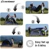 imageEchoSmile 2Person Camping Tent  Easy Setup Lightweight Shelter with RainflyNavy  Yellow2 Person