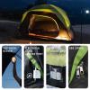 imageEchoSmile 2Person Camping Tent  Easy Setup Lightweight Shelter with RainflyNavy  Yellow2 Person