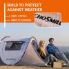 imageEchoSmile Camping Instant Pop Up Tent 246810 Person Water Resistant Dome Easy Setup for Camping Hiking and Outdoor Portable with Carry Bag 3 SeasonWhite  Gray 2 Person