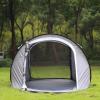 imageEchoSmile Camping Instant Pop Up Tent 246810 Person Water Resistant Dome Easy Setup for Camping Hiking and Outdoor Portable with Carry Bag 3 SeasonWhite  Gray 2 Person