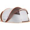 imageEchoSmile Camping Instant Pop Up Tent 246810 Person Water Resistant Dome Easy Setup for Camping Hiking and Outdoor Portable with Carry Bag 3 SeasonWhite  Brown 6 Person