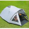 imageEchoSmile Camping Tent with Vestibule 234 Person Water Resistant Dome Portable with Rainfly ampamp Carry Bag Easy Setup for Outdoor Camping 3 SeasonWhite  Gray4 Person