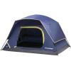 imageEchoSmile 2Person Camping Tent  Easy Setup Lightweight Shelter with RainflyNavy  Yellow2 Person