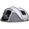 imageEchoSmile Camping Instant Pop Up Tent 246810 Person Water Resistant Dome Easy Setup for Camping Hiking and Outdoor Portable with Carry Bag 3 SeasonWhite  Grey 4 Person
