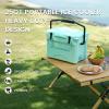 imageEchoSmile 25 Quart Rotomolded Cooler with Handle Built to Stand up to The Rigors of The JourneyGreen