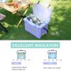 imageEchoSmile 25 Quart Rotomolded Cooler with Handle Built to Stand up to The Rigors of The JourneyPurple