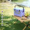 imageEchoSmile 25 Quart Rotomolded Cooler with Handle Built to Stand up to The Rigors of The JourneyPurple