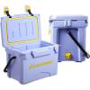 imageEchoSmile 25 Quart Rotomolded Cooler with Handle Built to Stand up to The Rigors of The JourneyPurple