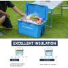 imageEchoSmile UltraLight Hard Cooler 35L37qt Outdoor Insulated Ice Chest BoxBlue