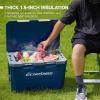 imageEchoSmile UltraLight Hard Cooler 35L37qt Outdoor Insulated Ice Chest BoxDark Blue
