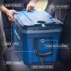 imageEchoSmile UltraLight Hard Cooler 35L37qt Outdoor Insulated Ice Chest BoxDark Blue