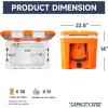 imageEchoSmile UltraLight Hard Cooler 35L37qt Outdoor Insulated Ice Chest BoxOrange