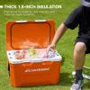 imageEchoSmile UltraLight Hard Cooler 35L37qt Outdoor Insulated Ice Chest BoxOrange