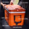 imageEchoSmile UltraLight Hard Cooler 35L37qt Outdoor Insulated Ice Chest BoxOrange