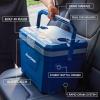 image:imageEchoSmile Insulated Portable Cooler 20L21qt Outdoor Hard Cooler Ice Chest Box for Camping Drink Beach Fishing and BoatingDark Blue