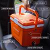 image:imageEchoSmile Insulated Portable Cooler 20L21qt Outdoor Hard Cooler Ice Chest Box for Camping Drink Beach Fishing and BoatingOrange