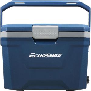 image:imageEchoSmile Insulated Portable Cooler 20L21qt Outdoor Hard Cooler Ice Chest Box for Camping Drink Beach Fishing and BoatingDark Blue