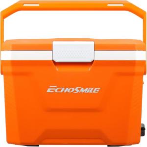 image:imageEchoSmile Insulated Portable Cooler 20L21qt Outdoor Hard Cooler Ice Chest Box for Camping Drink Beach Fishing and BoatingOrange