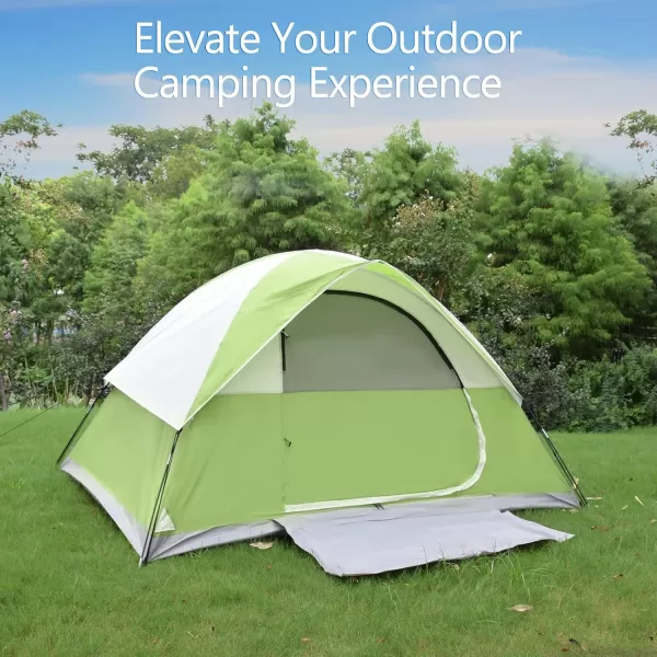 LETS CAMP 2 Person Backpacking TentPortable Lightweight Waterproof Windproof Easy Setup Backpacking TentGreat for Camping Hiking Mountaineeringgreen