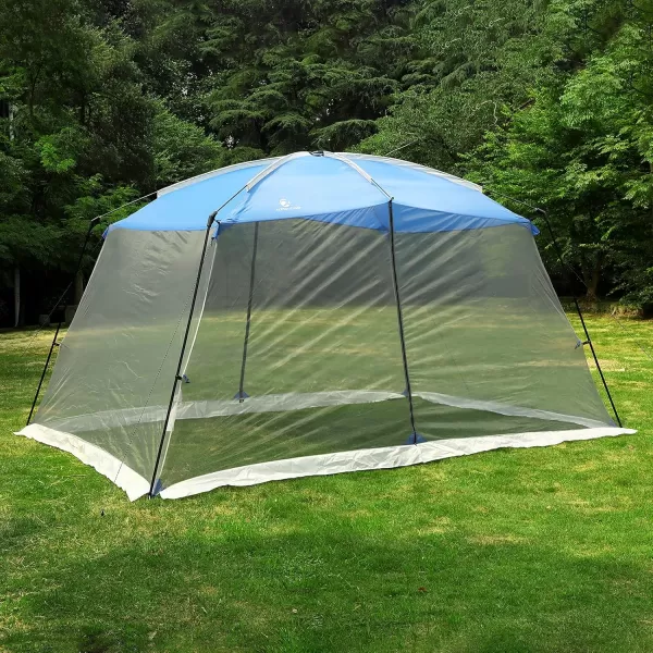 LETS CAMP 3 Person Backpacking TentPortable Lightweight Waterproof Windproof Easy Setup Backpacking TentGreat for Camping Hiking MountaineeringBlueBlueScreen House