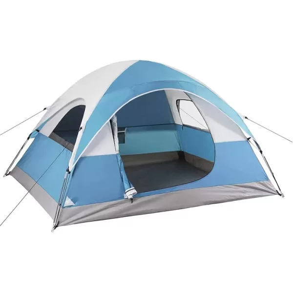 LETS CAMP 3 Person Backpacking TentPortable Lightweight Waterproof Windproof Easy Setup Backpacking TentGreat for Camping Hiking MountaineeringBlueBlue