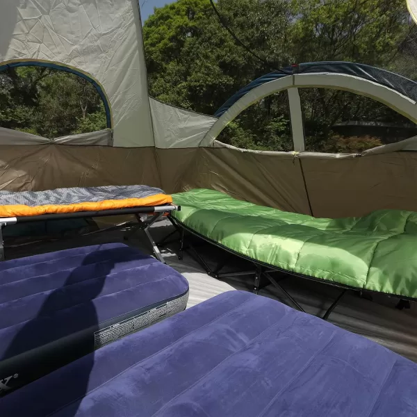 LETS CAMP 6 Person Tent Family Tents for Camping Waterproof Windproof Easy Setup Durable Fiberglass Poles Portable with Carry Bag for All Seasons
