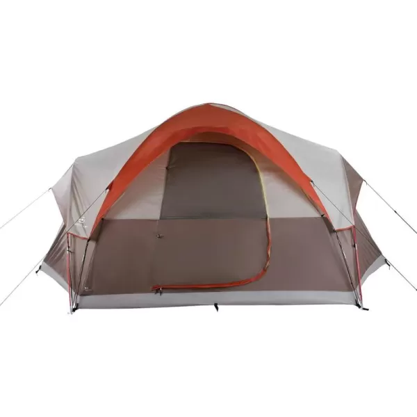 LETS CAMP 6 Person Tent Family Tents for Camping Waterproof Windproof Easy Setup Durable Fiberglass Poles Portable with Carry Bag for All Seasons