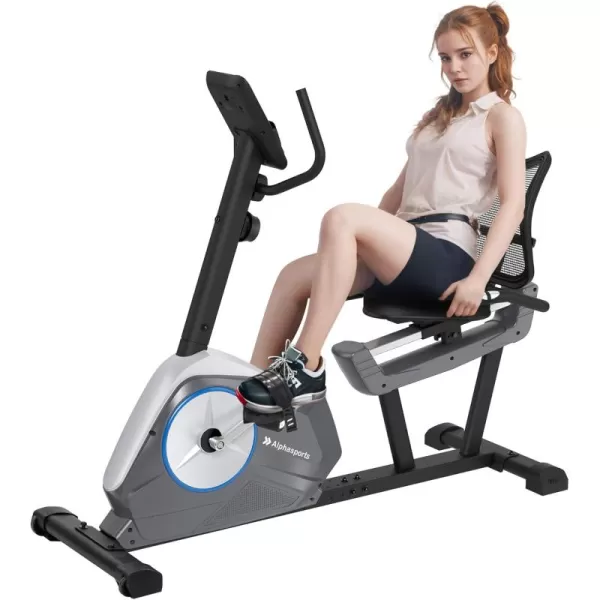 Recumbent Exercise Bike for Adult and Seniors LETS CAMP Stationary Bike350 lbs Capacity16level Magnetic Resistance and Comfortable Adjust Seat