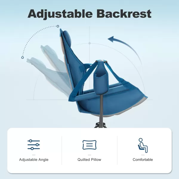 LETS CAMP Hammock Camping Chair Lightweight Portable Outdoor Chair for Camping and Hiking Supports 300lbsBlueBlue