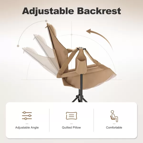 LETS CAMP Hammock Camping Chair Lightweight Portable Outdoor Chair for Camping and Hiking Supports 300lbsBlueKhaki