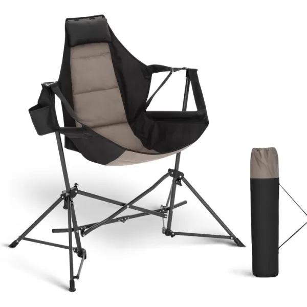 LETS CAMP Hammock Camping Chair Lightweight Portable Outdoor Chair for Camping and Hiking Supports 300lbsBlueBlack
