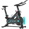 image:imageExercise Bike Adjustable Magnetic Stationary Bike for Home Indoor Cycling Bike with Low Noise Heart Rate Handle and LCD Monitor Cycle Bike with 400lbs Weight CapacityMagnetic Stationary Bike