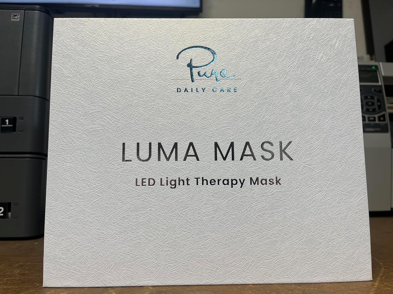 Pure Daily Care Luma Mask LED Skincare Device for the Face  7 Advanced Color Modes  5 Light Intensity Levels  All Skin Types