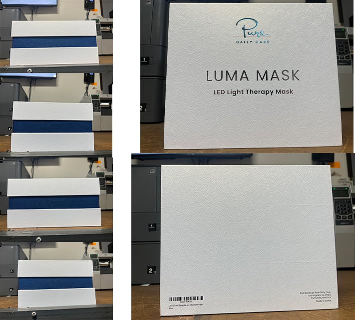 Pure Daily Care Luma Mask LED Skincare Device for the Face  7 Advanced Color Modes  5 Light Intensity Levels  All Skin Types