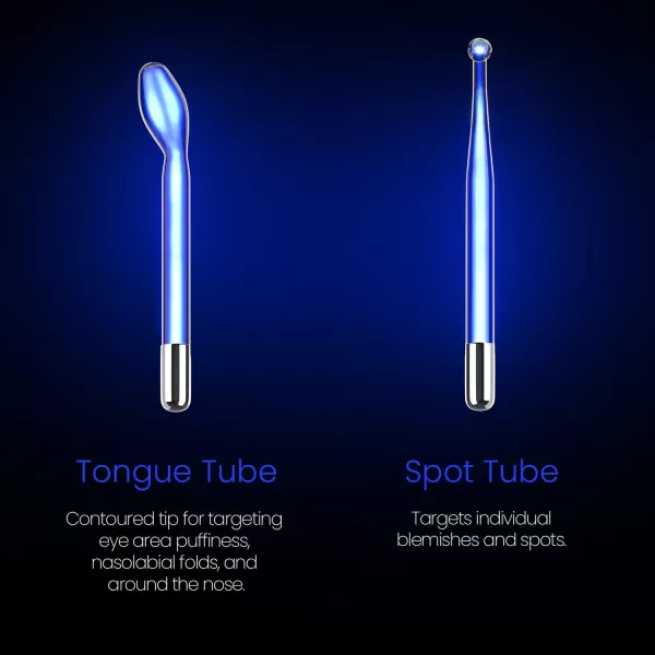 4Piece Fusion Wand Acessory Set for Nuderma Wands  NuDerma NOT Included  Neon ampamp Argon Fusion Glass applicators for Nuderma  High Frequency Upgraded Fusion Wand Set Compatible with Nuderma Systems