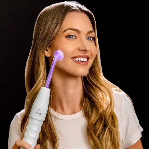 4Piece Fusion Wand Acessory Set for Nuderma Wands  NuDerma NOT Included  Neon ampamp Argon Fusion Glass applicators for Nuderma  High Frequency Upgraded Fusion Wand Set Compatible with Nuderma Systems