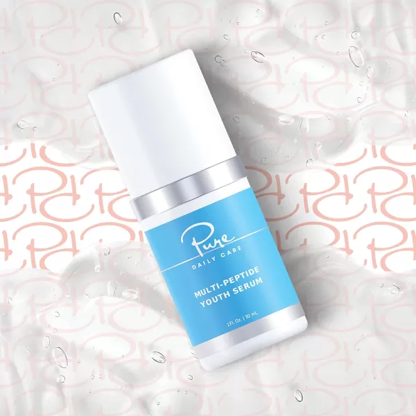 MultiPeptide Youth Serum  Moisturizing Anti Aging Advanced Peptide Serum Targets Wrinkles Fine Lines Firming