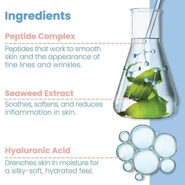 MultiPeptide Youth Serum  Moisturizing Anti Aging Advanced Peptide Serum Targets Wrinkles Fine Lines Firming