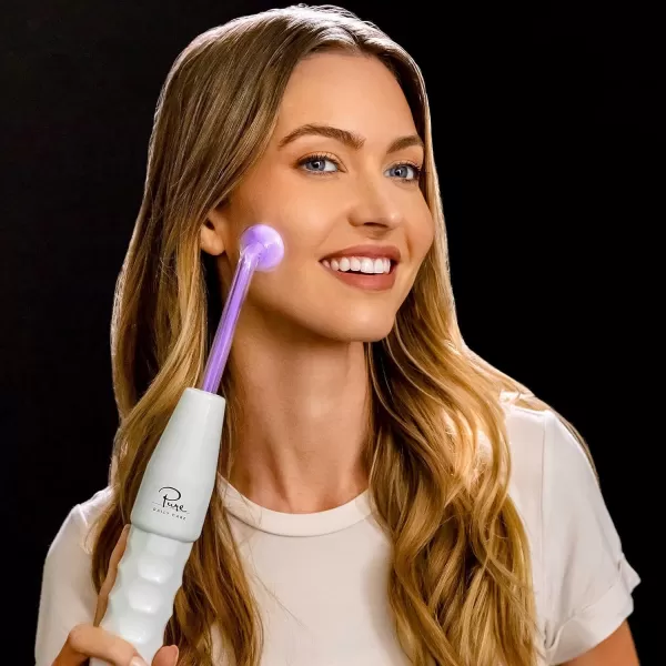NuDerma Clinical Skin Therapy Wand  Portable Skin Therapy Machine w 6 Fusion Neon  Argon Wands  Anti Aging  Clarifying  Skin Tightening ampamp Radiance  Wrinkle Reducing