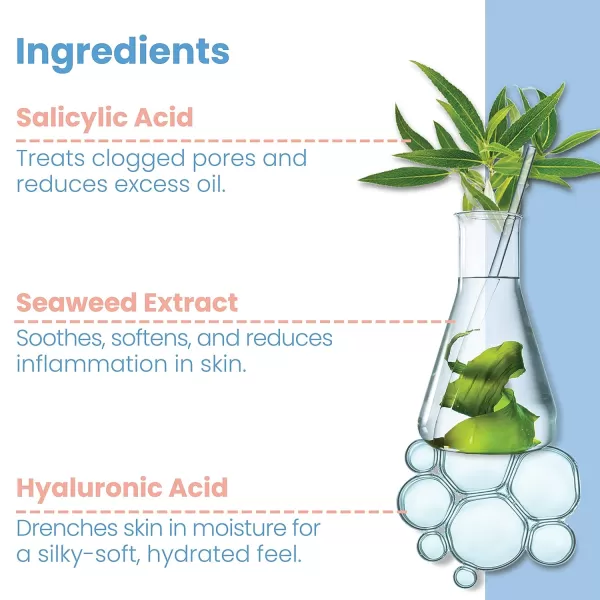 Pore Clearing BHA Serum  Salicylic Acid Acne Exfoliating Serum for Blemishes Blackheads Oily Skin