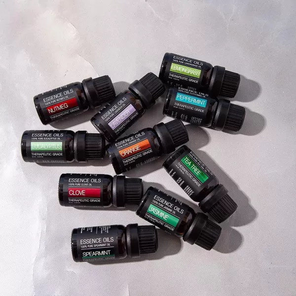 Pure Daily Care Aromatherapy Top 10 Essential Oil Synergy Blend Set  Therapeutic Grade Synergy Oil Blends  Uplift Mind Body and Spirit  10 x 10 Ml Blends  No Fillers ampamp No AdditivesSingle Ingredient Oils