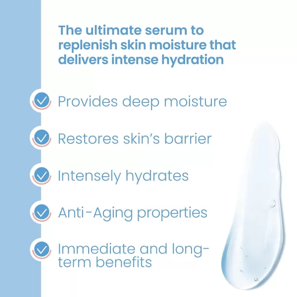 Pure Daily Care High Energy Hyaluronic Serum 1oz  Hydrating Clinical Grade Hyaluronic Acid Serum4 Fl Oz Pack of 1
