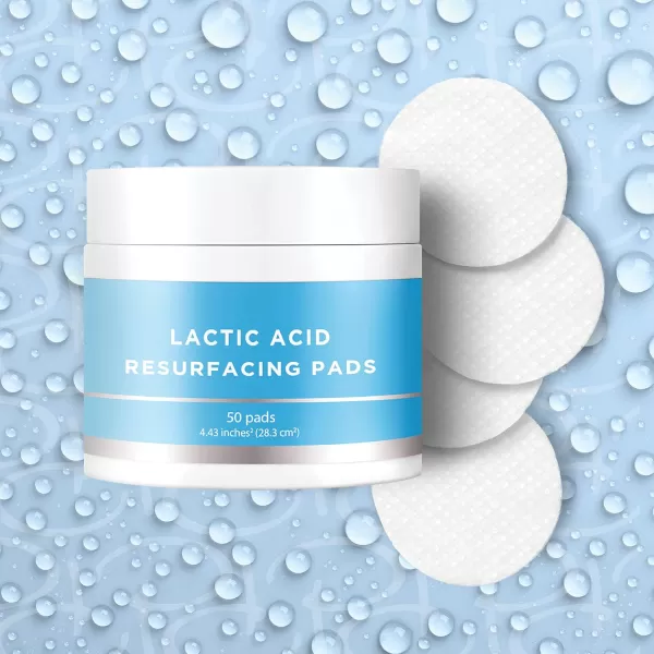Pure Daily Care Lactic Acid Resurfacing Pads  Exfoliating Advanced Acid  Salicylic Lactic Mandelic Acid