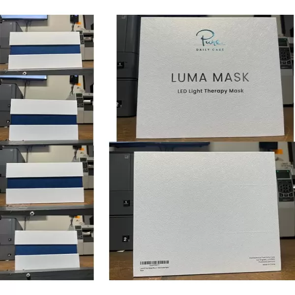 Pure Daily Care Luma Mask LED Skincare Device for the Face  7 Advanced Color Modes  5 Light Intensity Levels  All Skin Types