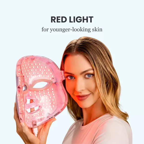Pure Daily Care Luma Mask LED Skincare Device for the Face  7 Advanced Color Modes  5 Light Intensity Levels  All Skin Types