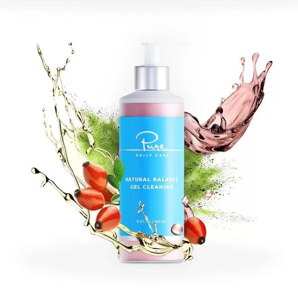 Pure Daily Care Natural Balance Gel Cleanser 8 Oz  Gentle Refreshing ClinicalGrade Clean Beauty Daily Cleanser2 Ounce Pack of 1