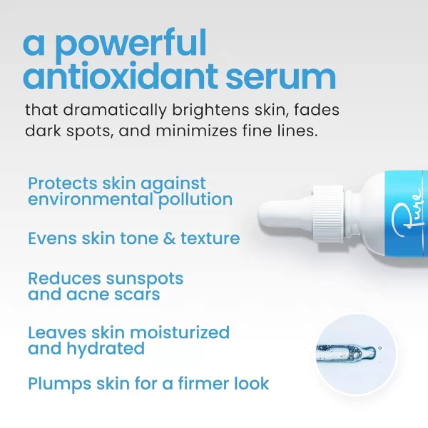 Triple Vitamin C Serum  AntiAging Antioxidant Brightening Clinical Grade Clean Skincare